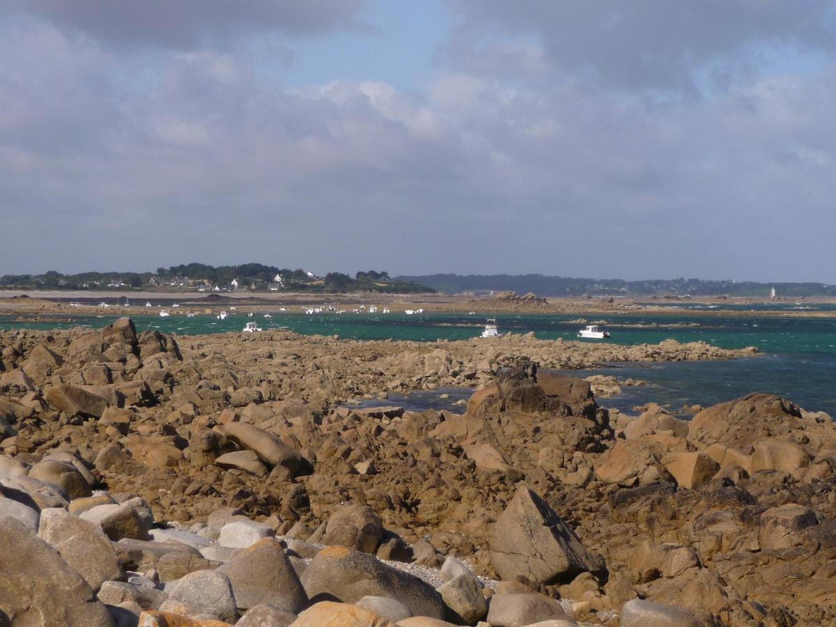 Bretagne Chambre D'Hotes Suite 53M2 Et Caravane Vintage Avec Cuisine Et Salle De Bains Privees Brittany B&B 53M2 Suite And Vintage Caravan Glamping With Private Kitchen And Bathroom Pleumeur-Gautier Eksteriør bilde