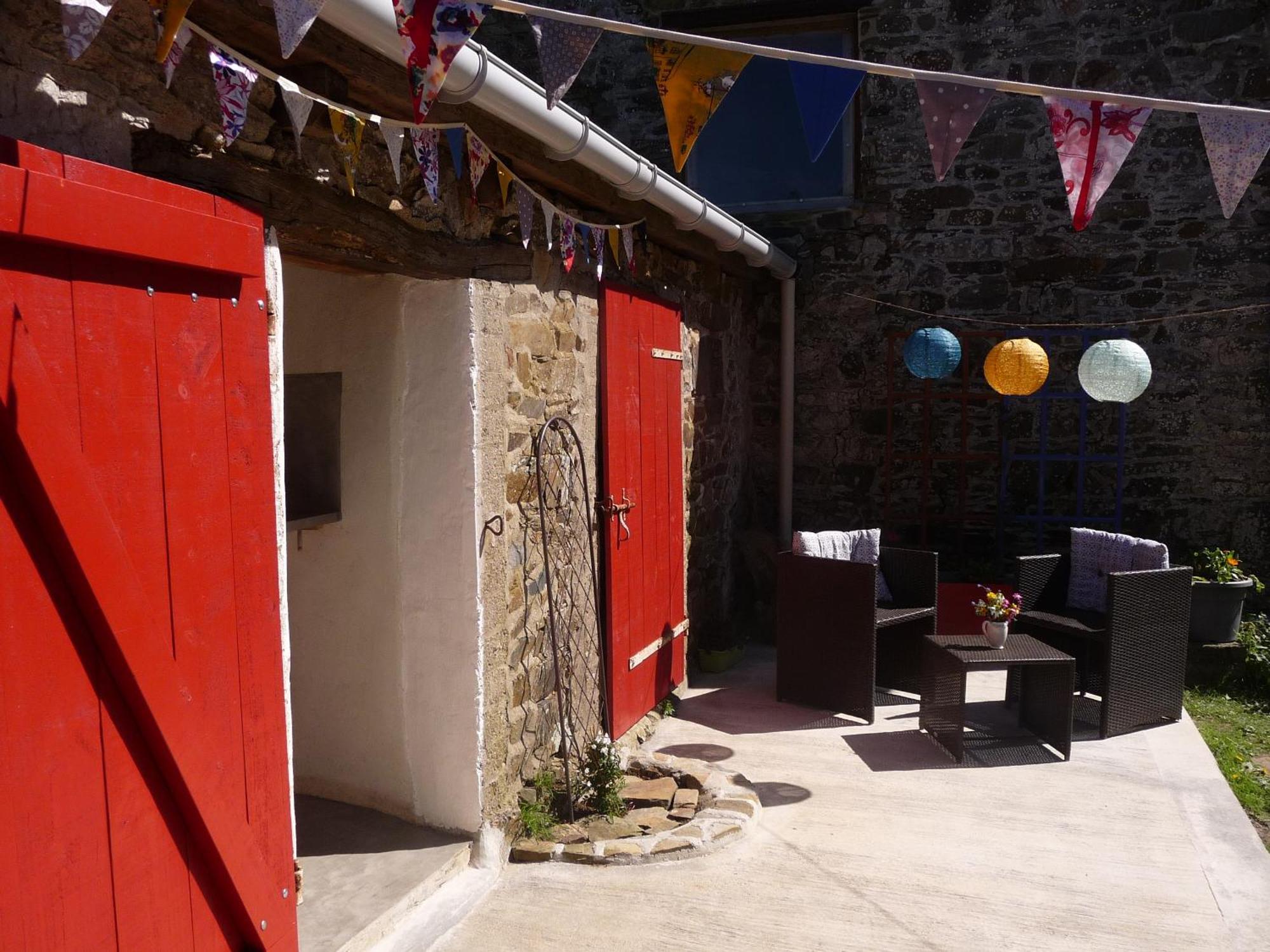Bretagne Chambre D'Hotes Suite 53M2 Et Caravane Vintage Avec Cuisine Et Salle De Bains Privees Brittany B&B 53M2 Suite And Vintage Caravan Glamping With Private Kitchen And Bathroom Pleumeur-Gautier Eksteriør bilde